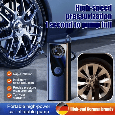 4 in 1 Portable High-Power Car Jump Starter & Air Pump